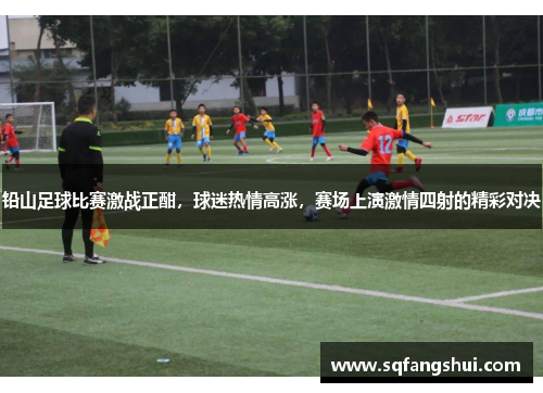 铅山足球比赛激战正酣，球迷热情高涨，赛场上演激情四射的精彩对决